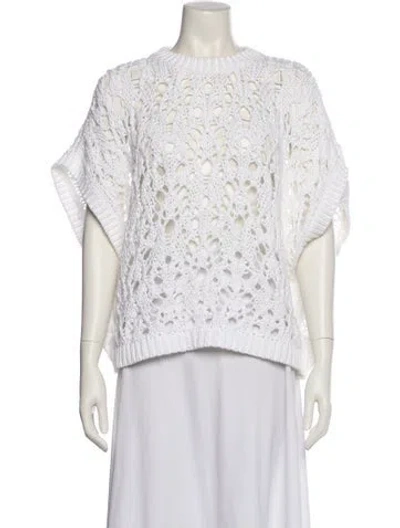 Pre-owned Brunello Cucinelli Mock Neck Sweater In Neutral