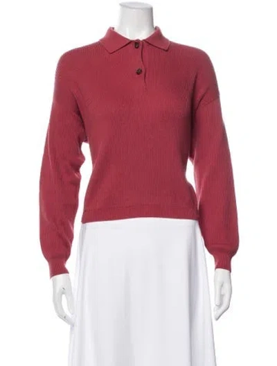 Pre-owned Brunello Cucinelli Mock Neck Sweater In Pink