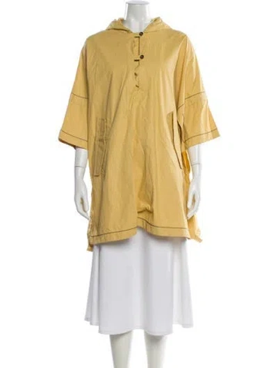 Pre-owned Brunello Cucinelli Mock Neck Sweater W/ Tags In Yellow