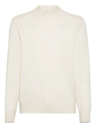 BRUNELLO CUCINELLI MOCK-NECK SWEATER