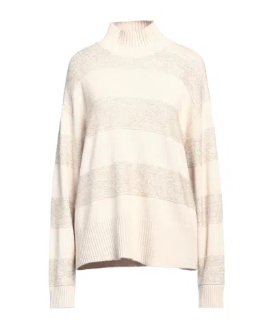 Brunello Cucinelli Mock-neck Knit Sweater In White