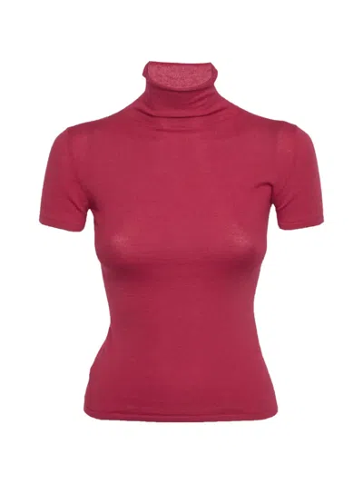 Pre-owned Brunello Cucinelli Mock-neck Sweater In Red