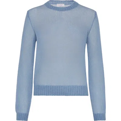 BRUNELLO CUCINELLI BRUNELLO CUCINELLI MOHAIR AND WOOL SWEATER