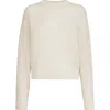 Brunello Cucinelli Mohair And Wool Sweater In Neutral