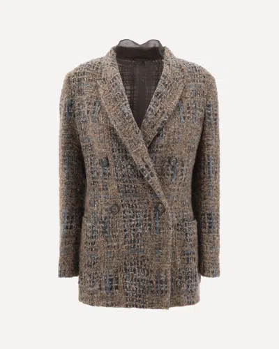 BRUNELLO CUCINELLI MOHAIR BLAZER JACKET