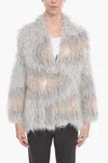 Brunello Cucinelli Mohair-blend Oversized Cardigan In Grey