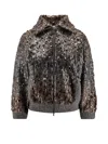 Brunello Cucinelli Mohair-blend Sequin-embellished Cardigan In Gray
