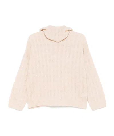 BRUNELLO CUCINELLI BRUNELLO CUCINELLI EMBELLISHED HOODED JUMPER