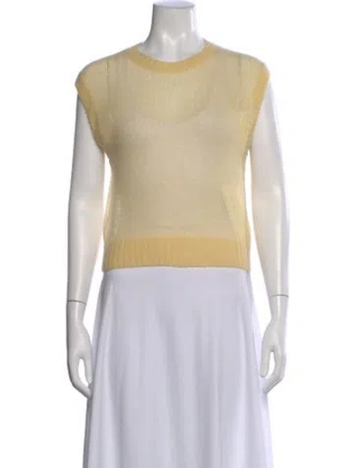 Pre-owned Brunello Cucinelli Mohair Crew Neck Sweater In Neutral