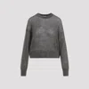 Brunello Cucinelli Women's Mohair Lame Sweater In Antracite