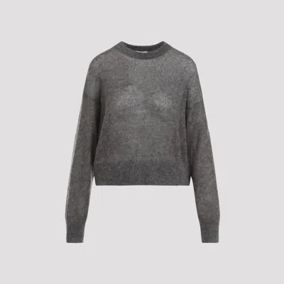 Brunello Cucinelli Women's Mohair Lame Sweater In Grey