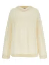 Brunello Cucinelli Mohair Silk Sweater Sweaters And Cardigans White In Neutral