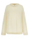Brunello Cucinelli Mohair Silk Sweater Sweaters And Cardigans White In Neutral