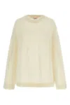 Brunello Cucinelli Mohair Silk Sweater Sweaters And Cardigans White In White