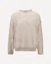 Brunello Cucinelli Women Perforated Sweater In Neutral