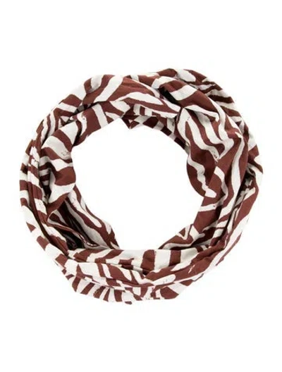 Pre-owned Brunello Cucinelli Moldable Patterned Head Scarf