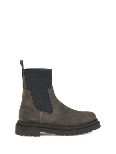 BRUNELLO CUCINELLI BRUNELLO CUCINELLI MONILE ANKLE BOOTS
