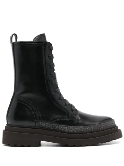 Brunello Cucinelli Monile Boots In 黑色