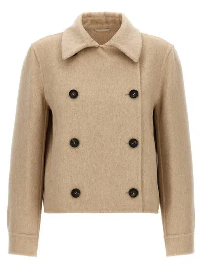 BRUNELLO CUCINELLI BRUNELLO CUCINELLI MONILE CASHMERE COAT