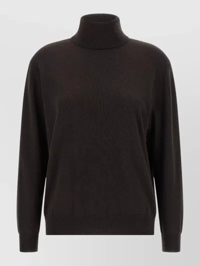 Brunello Cucinelli Monile Cashmere High Collar Sweater In Multi