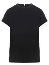 Brunello Cucinelli Monile Crew-neck T-shirt In Black
