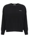 Brunello Cucinelli Cropped Sweater With Crew Neck And Decorative Detail In Black
