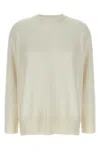 Brunello Cucinelli Cashmere Knit With Shiny Detail Clothing In Neutral