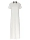 BRUNELLO CUCINELLI MONILE DRESSES WHITE