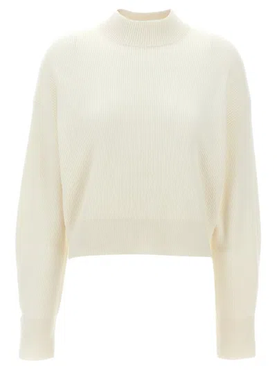 Brunello Cucinelli Sequin-embellished Knitted Jumper In White
