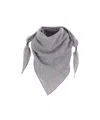 Brunello Cucinelli Monile Embellished Scarf In Gray