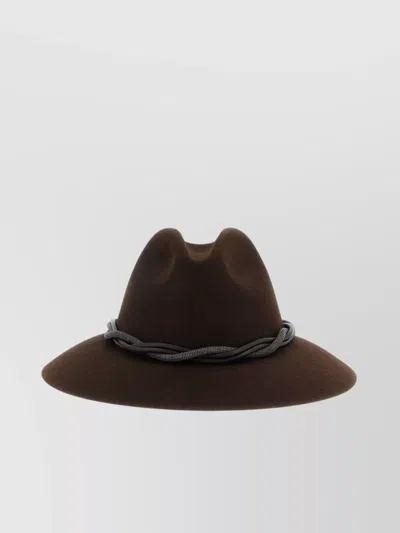 Brunello Cucinelli 'monile's Fedora Hat Wide Brim'