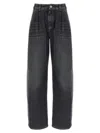 Brunello Cucinelli Black Curved Soft Jeans