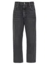 Brunello Cucinelli Black Skinny Denim Jeans In Gray