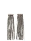 Brunello Cucinelli Silver Drop Earrings