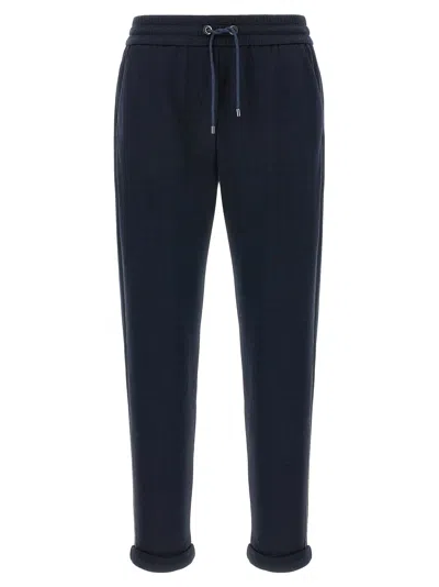 Brunello Cucinelli Monile Joggers Pants Blue