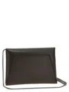 Brunello Cucinelli Monile Leather Clutch Bag In Brown