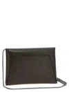 Brunello Cucinelli Monile Leather Clutch Bag In Brown