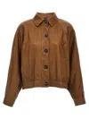 BRUNELLO CUCINELLI BRUNELLO CUCINELLI BUTTONED STRAIGHT HEM SHIRT JACKET