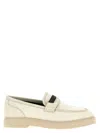 Brunello Cucinelli Beige Monile Loafers