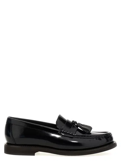 Brunello Cucinelli 'monile' Loafers In Black