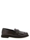 Brunello Cucinelli Leather Loafers Featuring Fringe Detail