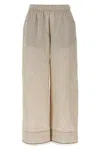 Brunello Cucinelli Trousers Wide Leg Elastic Waistband