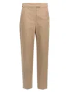 Brunello Cucinelli Cotton Trousers With Pockets And Belt Loops