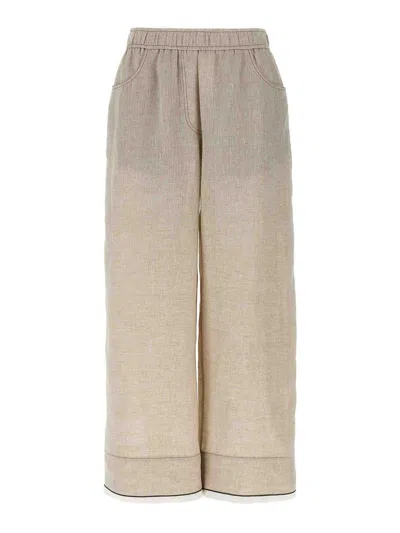 BRUNELLO CUCINELLI PANTALÓN CASUAL - BEIS