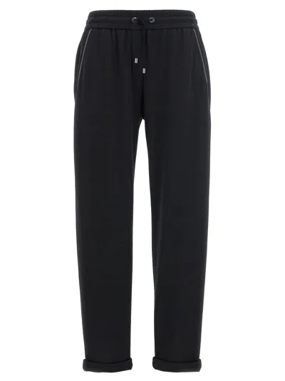 BRUNELLO CUCINELLI MONILE PANTS BLACK
