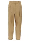 Brunello Cucinelli Brown Monile Pants In Brown