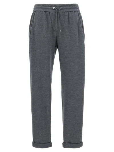 BRUNELLO CUCINELLI MONILE PANTS GRAY