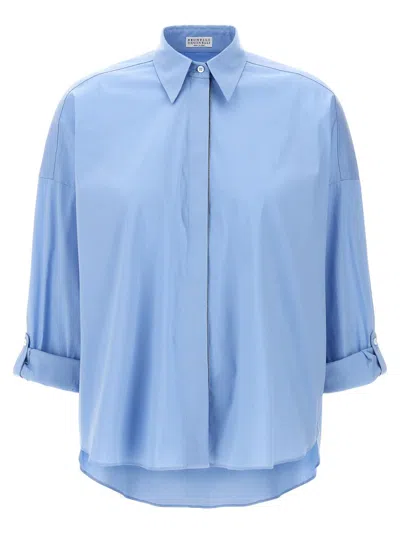 BRUNELLO CUCINELLI BRUNELLO CUCINELLI MONILE POPLIN SHIRT