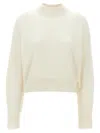Brunello Cucinelli Sequin-embellished Knitted Jumper In White