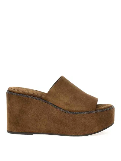 BRUNELLO CUCINELLI SANDALIAS - BEIS